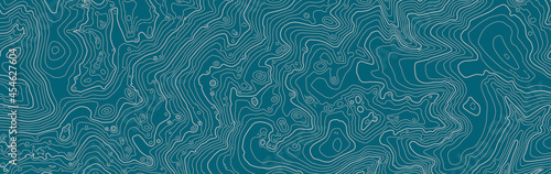 Abstract vector topographic map in dark colors