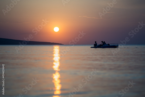 sunset on the sea © Kirill