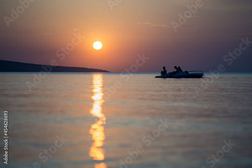 sunset on the sea © Kirill