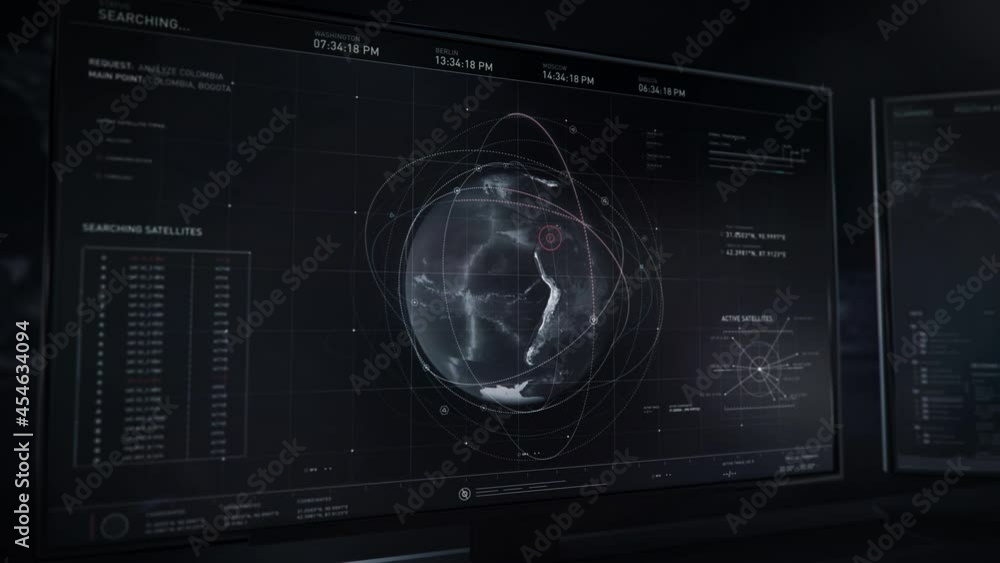 Innovative User Interface Elements In A High Tech Spying Software ...