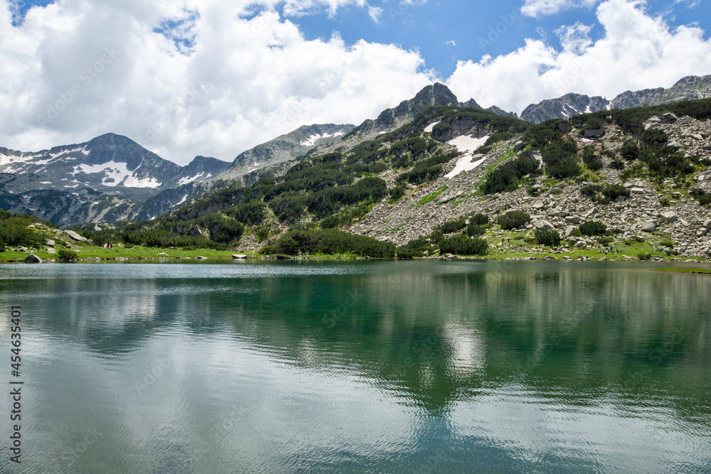 Landscape of Muratovo (Hvoynato) lake at Pirin Mountain, Bulgaria Landscape of Muratovo (Hvoynato) lake at Pirin Mountain, Bulgaria