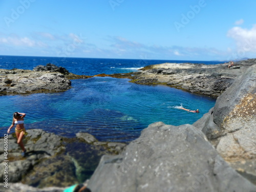 Piscinas naturales de Los Charcones uno de los rincones m  s secretos de la isla de Lanzarote  Espa  a 