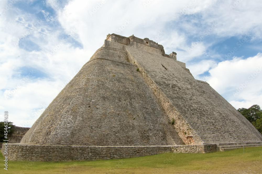 Pyramid of the Magician of Uxmal, Mexico