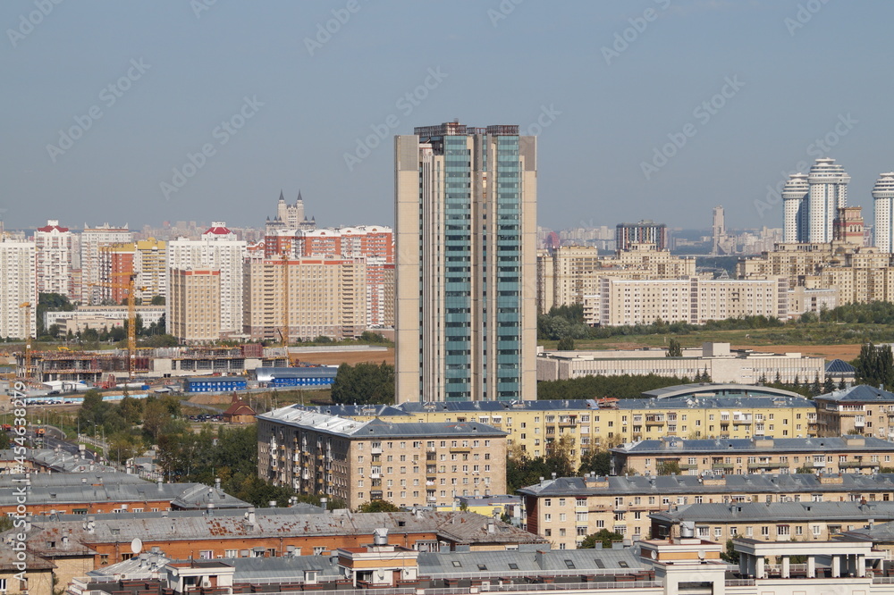 Moscow: view of the roofs
