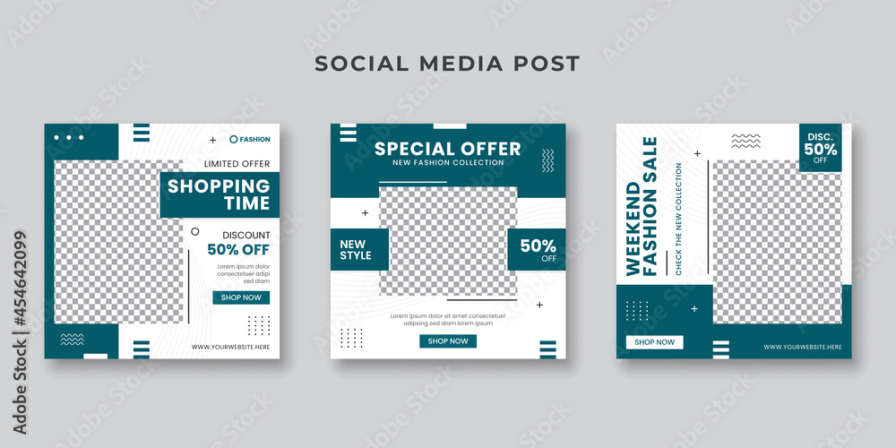 Special offer social media post template Special offer social media post template