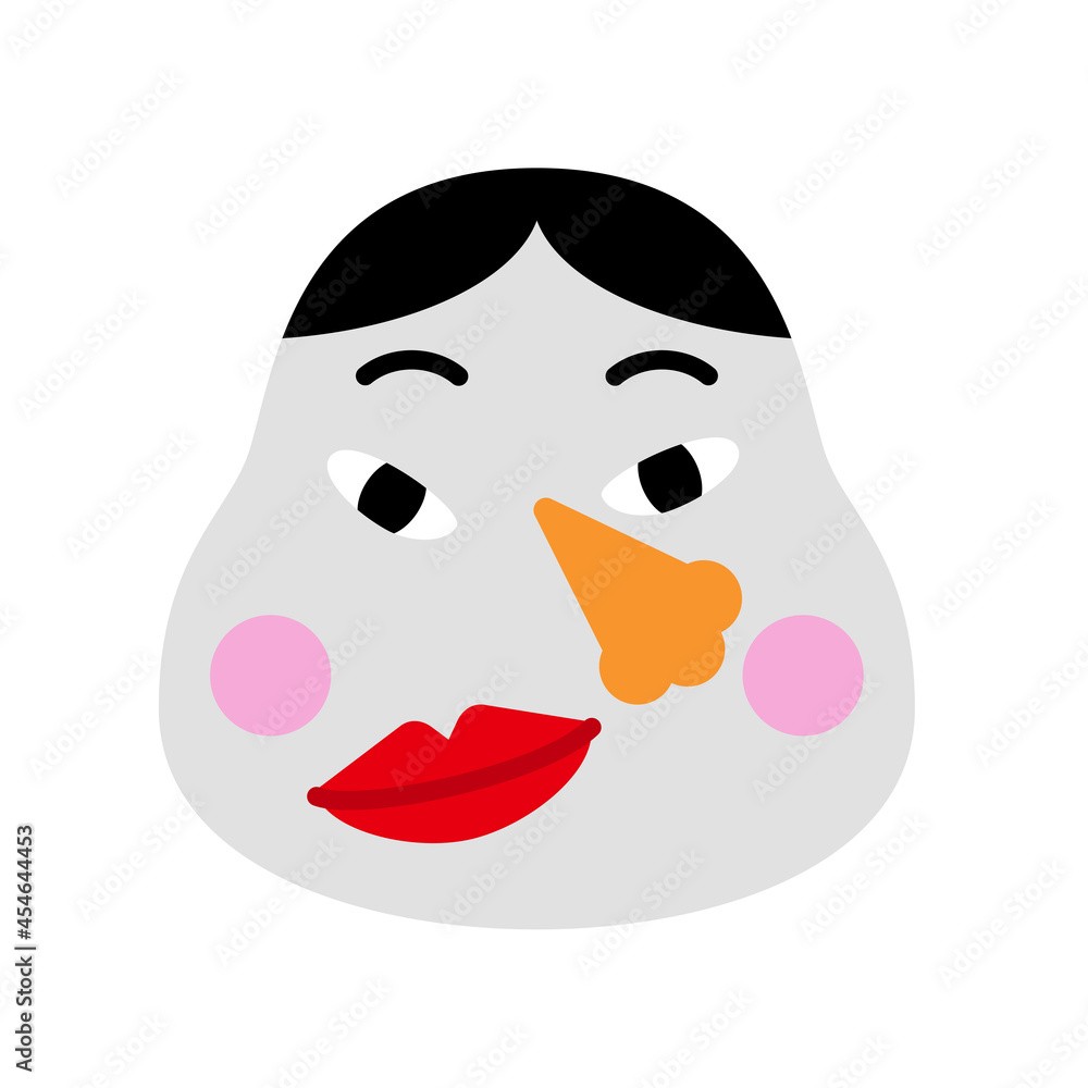 福笑い 正月 イラスト Stock Vector Adobe Stock 福笑い 正月 イラスト Stock Vector Adobe Stock