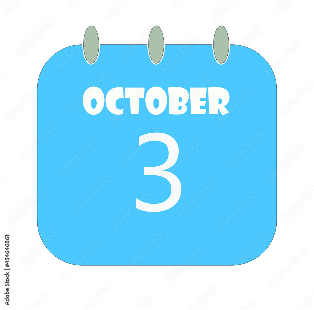 October Calendar Date Icon, Event Date Icon, Calendar Date, Icon Design Vector Graphic October Calendar Date Icon, Event Date Icon, Calendar Date, Icon Design Vector Graphic