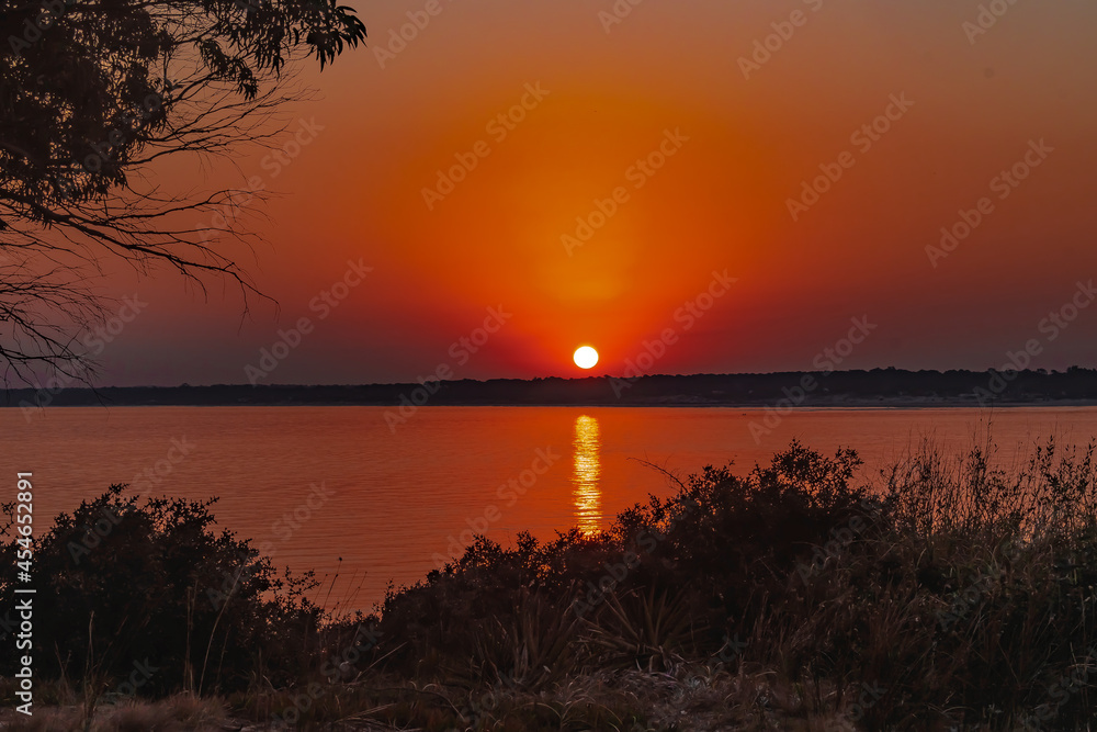 Atardecer en la costa. Solis, Maldonado, Uruguay