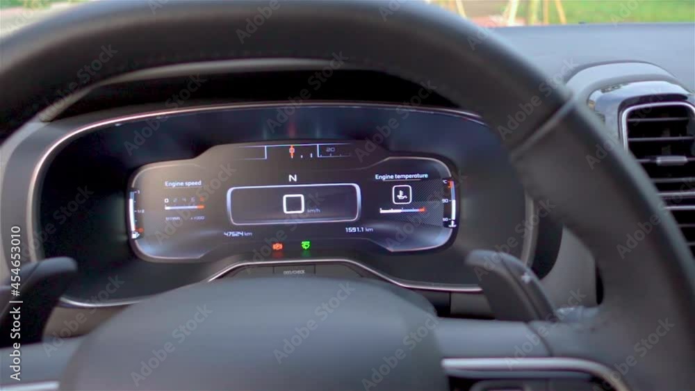 interior of a modern car interior of a modern car