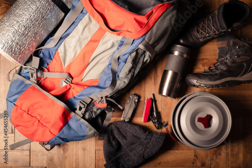 preparing backpacking travel equipment for vacations, and knowing new destinations