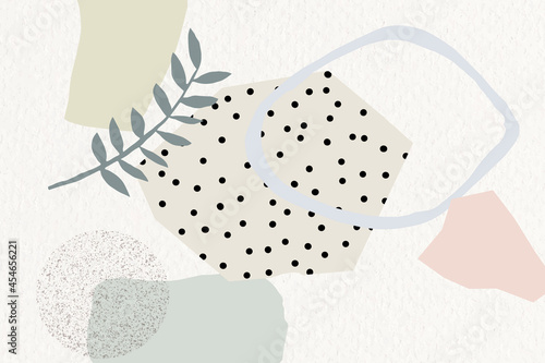 Ripped paper note vector set