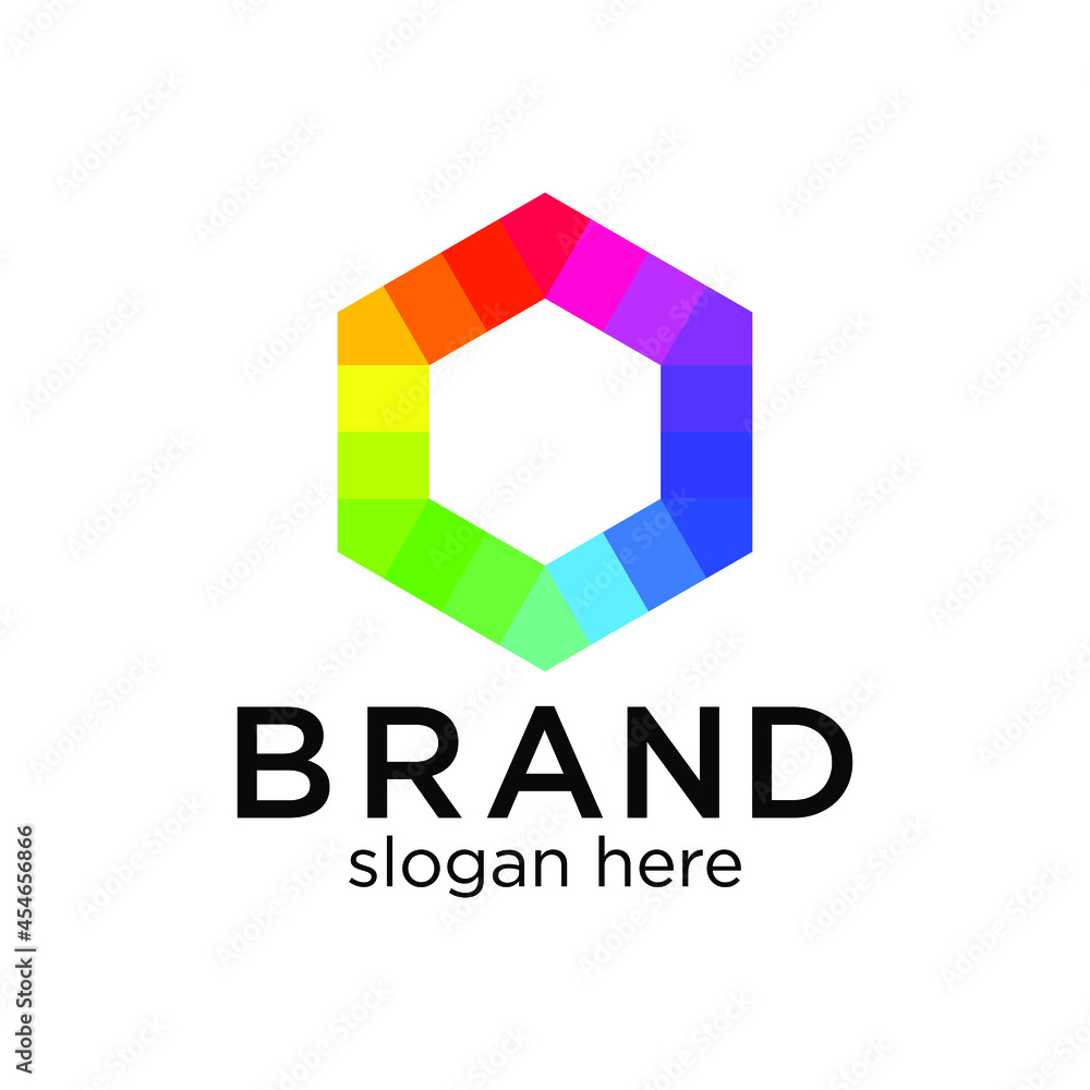 Colorful hexagon concept. Very suitable various business purposes also for symbol, logo, company name, brand name, personal name, icon and many more. Colorful hexagon concept. Very suitable various business purposes also for symbol, logo, company name, brand name, personal name, icon and many more.