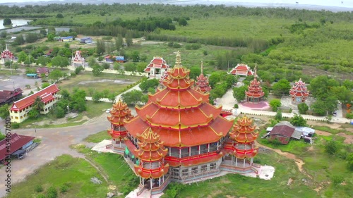 Wat Petch Suwan chinese temple in Phetchaburi, Thailand, south east asia photo