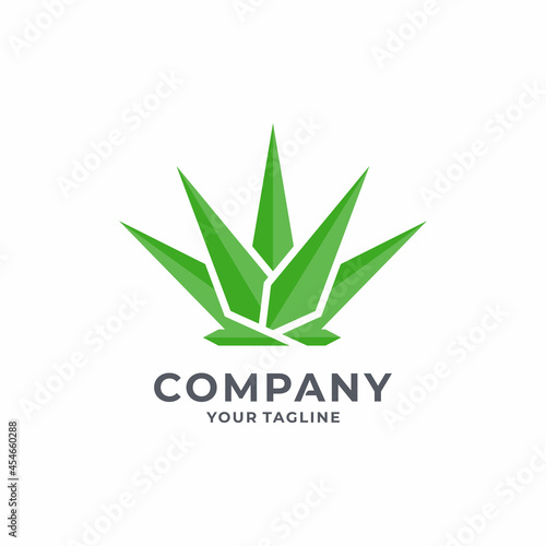 Creative  Agave Logo Design Vector