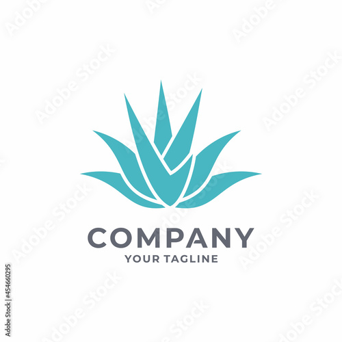 Creative  Agave Logo Design Vector