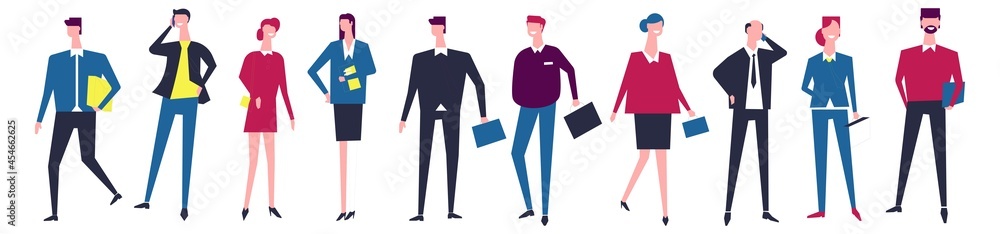 Business people wearing stylish formal clothes Business people wearing stylish formal clothes