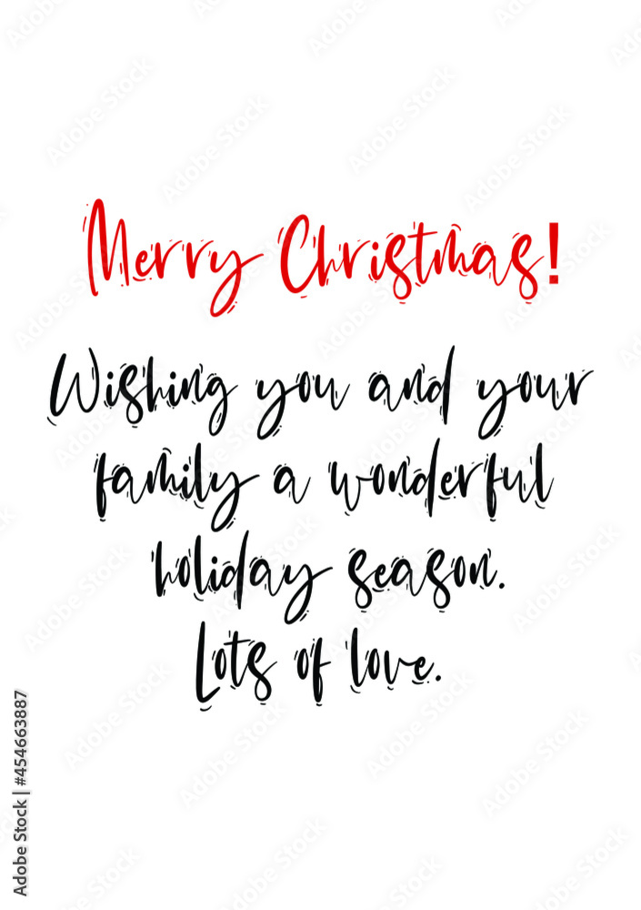 Obraz premium merry christmas Holiday gift card with hand lettering designs greeting messages greeting cards vector illustration.