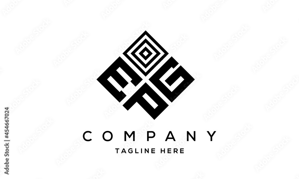 EGP square three latter logo vector EGP square three latter logo vector