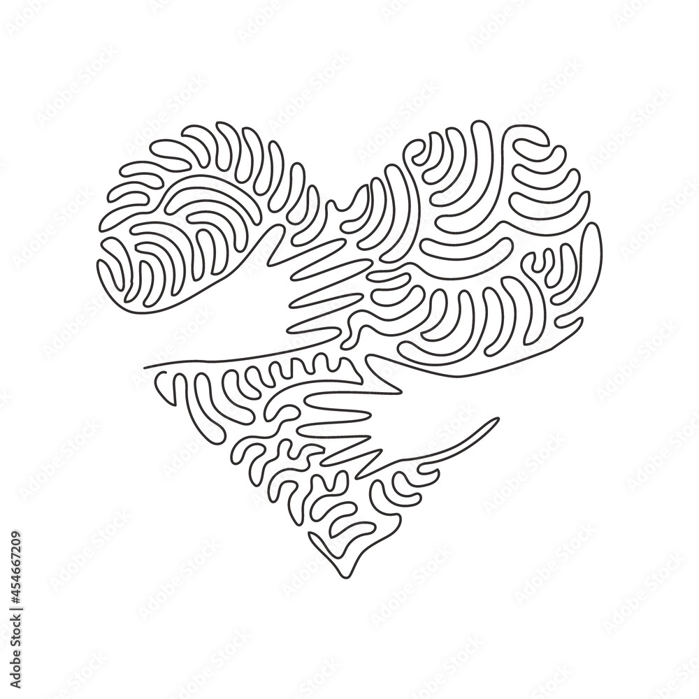Single continuous line drawing embrace heart shape design vector template. Embracing icon or logo for health care symbol. Swirl curl style. Dynamic one line draw graphic design vector illustration Single continuous line drawing embrace heart shape design vector template. Embracing icon or logo for health care symbol. Swirl curl style. Dynamic one line draw graphic design vector illustration