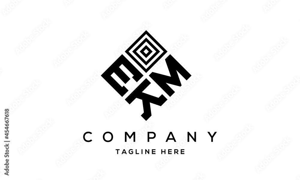 EMK square three latter logo vector EMK square three latter logo vector