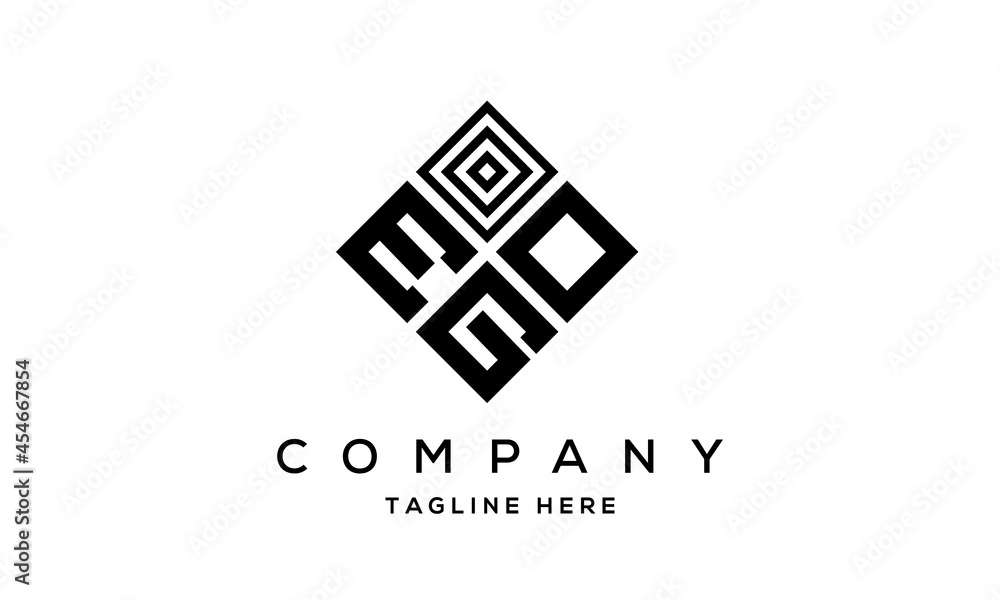 EOG square three latter logo vector EOG square three latter logo vector