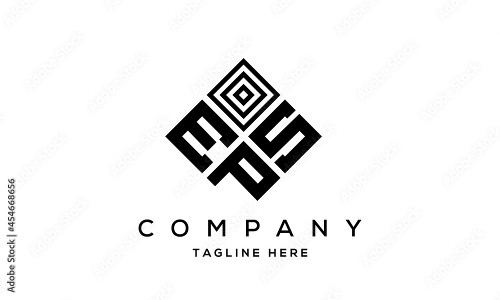 ESP square three latter logo vector ESP square three latter logo vector