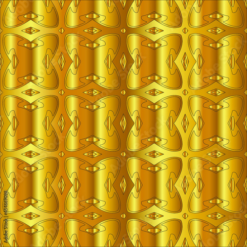  Gold metal texture background vector illustration 
