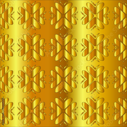  Gold metal texture background vector illustration 
