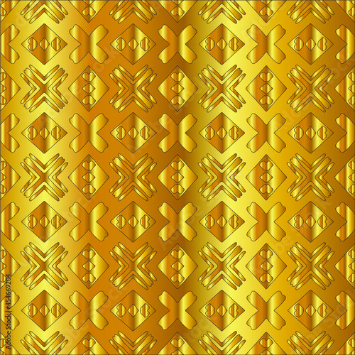  Gold metal texture background vector illustration 
