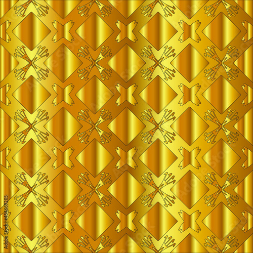  Gold metal texture background vector illustration 
