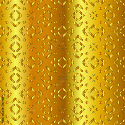  Gold metal texture background vector illustration 
