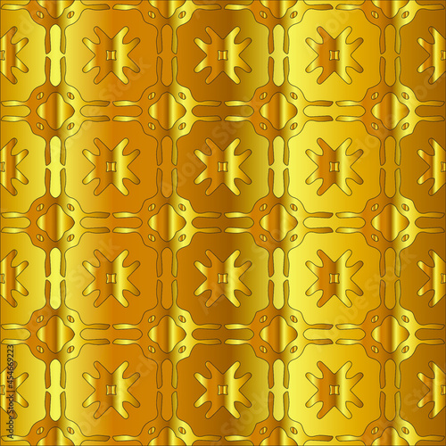 Gold metal texture background vector illustration 
