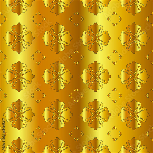  Gold metal texture background vector illustration 
