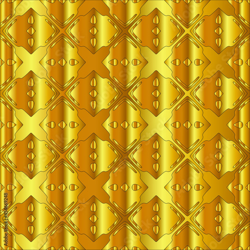  Gold metal texture background vector illustration 
