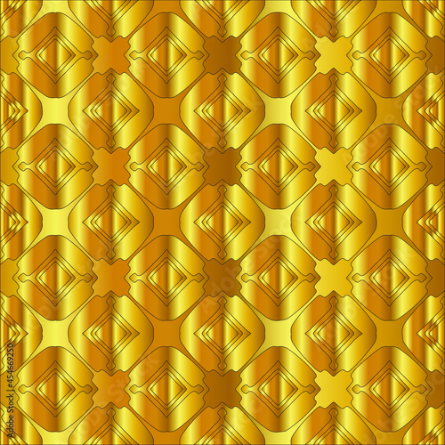  Gold metal texture background vector illustration 
