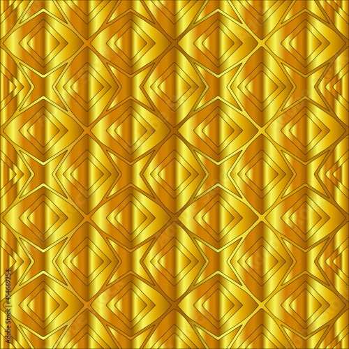  Gold metal texture background vector illustration 
