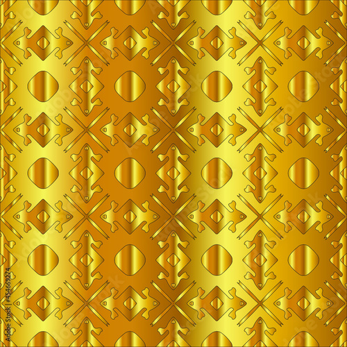  Gold metal texture background vector illustration 
