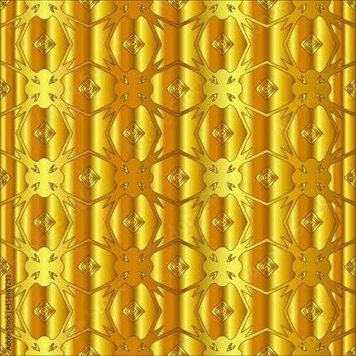  Gold metal texture background vector illustration 
