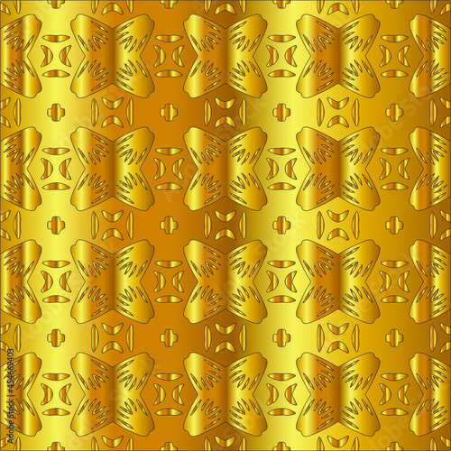  Gold metal texture background vector illustration 
