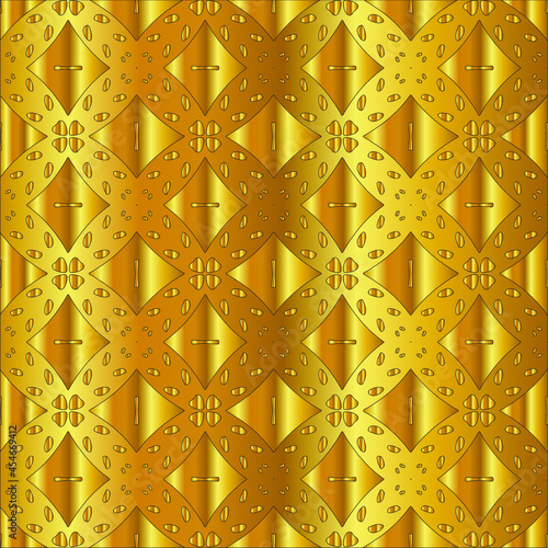  Gold metal texture background vector illustration 

