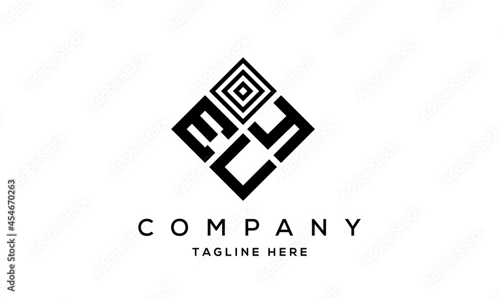 EYU square three latter logo vector EYU square three latter logo vector