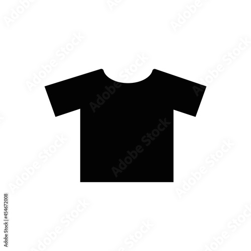 Simple t-shirt black pictograph shirt icon