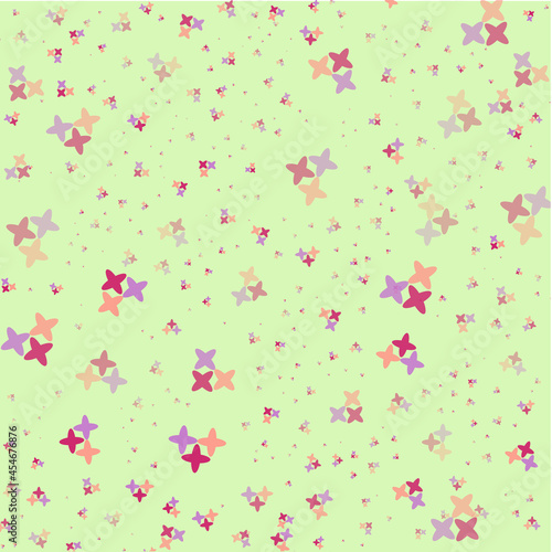 Seamless pattern with colorfulgeometric figures. Vector