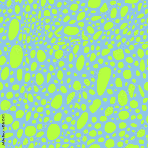 Pattern of the skin of a poison dart frog on a light background. Vector.