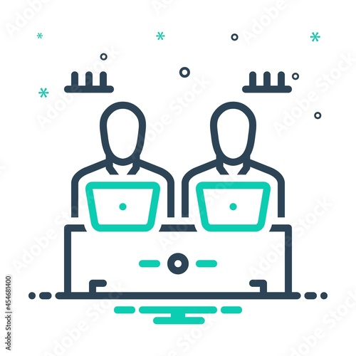 Mix icon for colleague