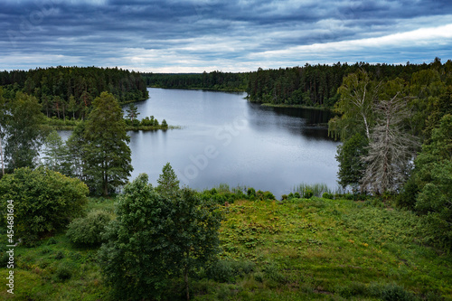 Lake in forest near Stikli village, Latvia. © Janis Smits