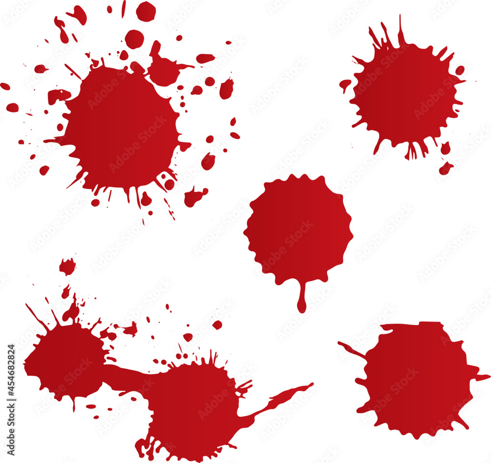 血飛沫 ホラー 恐怖 Stock ベクター Adobe Stock