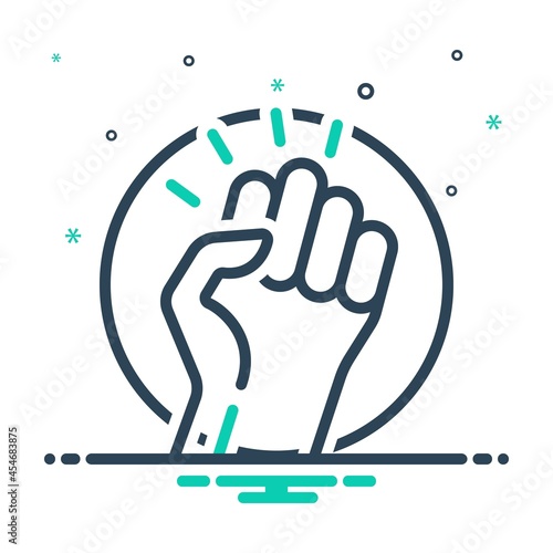 Mix icon for revolution