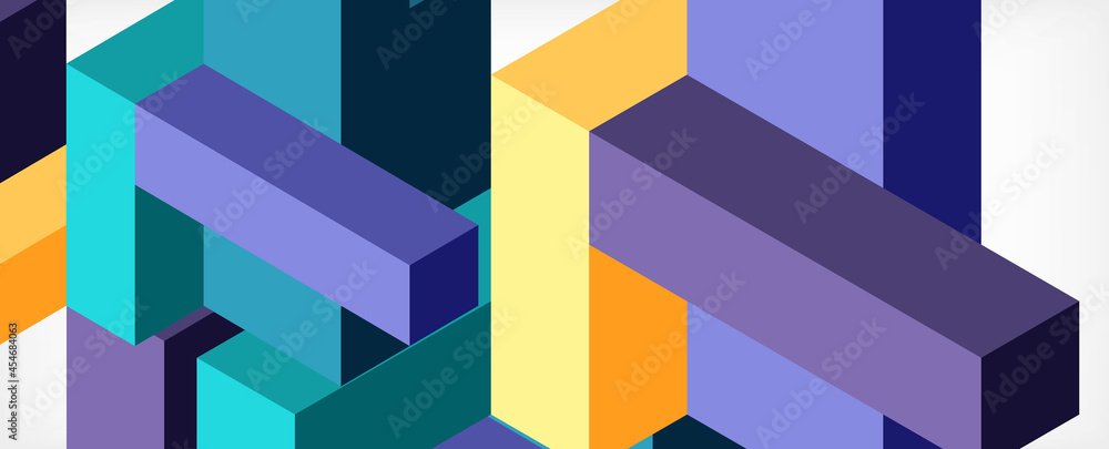 Abstract background. 3d cubes, cubic elements and blocks. Techno or business concept for wallpaper, banner, background, landing page Abstract background. 3d cubes, cubic elements and blocks. Techno or business concept for wallpaper, banner, background, landing page