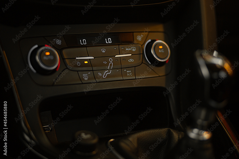 Obraz premium Car air conditioner Air Conditioning Car Lighter Gear Transmission Automatic parking Mauel Gearbox